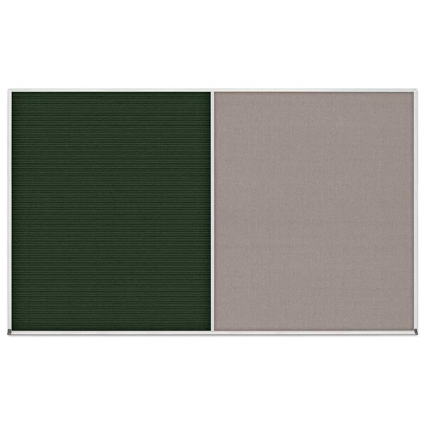 Enclosed Corkboard, 1 Door, 24"x36", 4" Fra